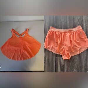 2PC FP Movement "Pretty Lil Scalloped" Lightweight Short SetSz med-0261-423